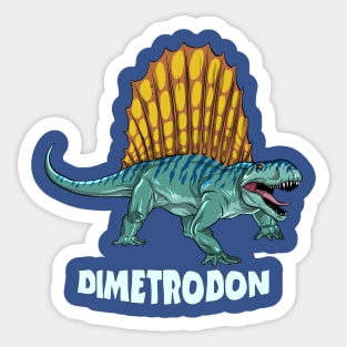 Dimetrodon Prehistoric Design Sticker